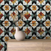 Catalan Sunburst Geometric - WallCreatives