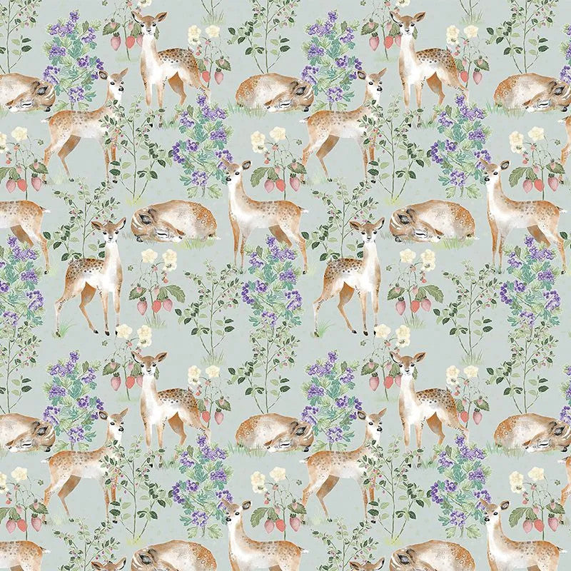 Anca's Fawn In Green Wallpaper Vladila
