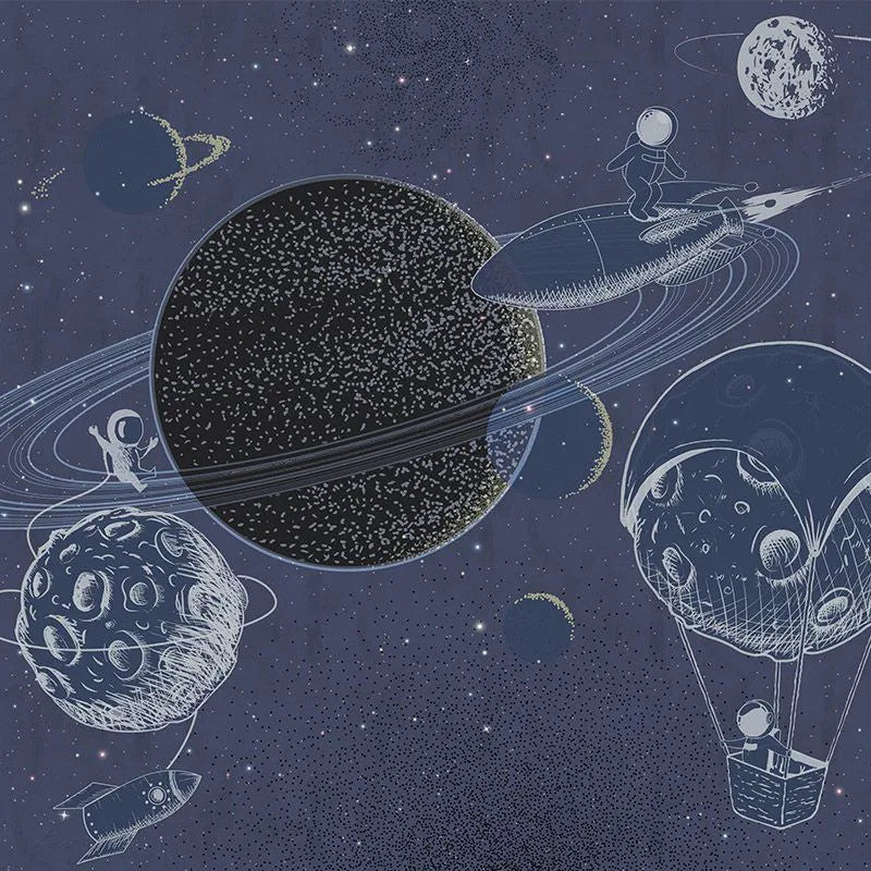 The Outer Space Blue Wallpaper Vladila