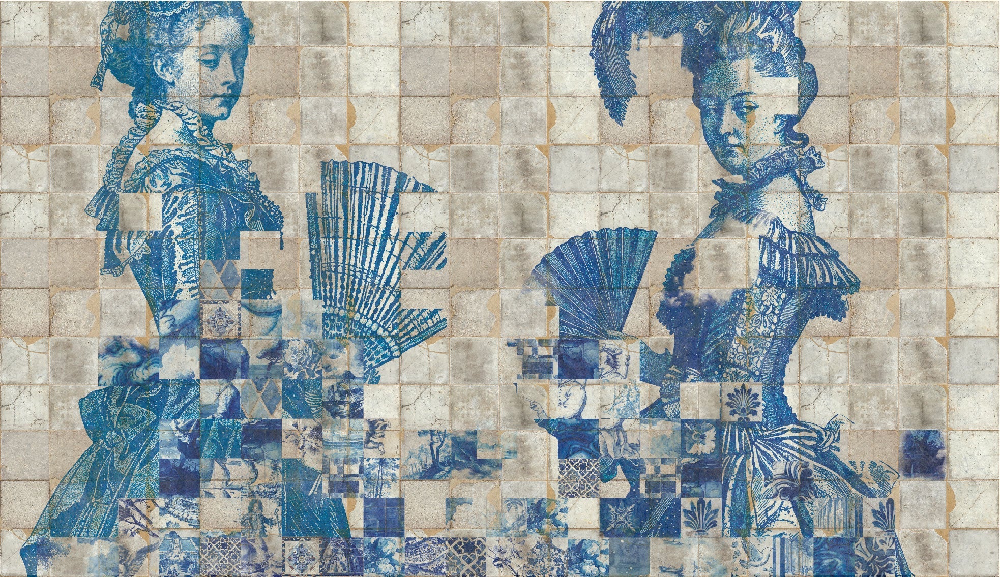 Tapet Shattered Dames WallCreatives