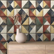 Artisan Compass Geometric Mosaic - WallCreatives