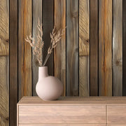 Rustic Reclaimed Timber Planks - WallCreatives