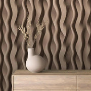 Flowing Sandstone Waves - WallCreatives