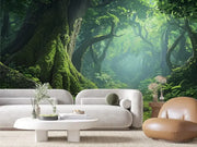 Verdant Grove Sanctuary Mural - WallCreatives