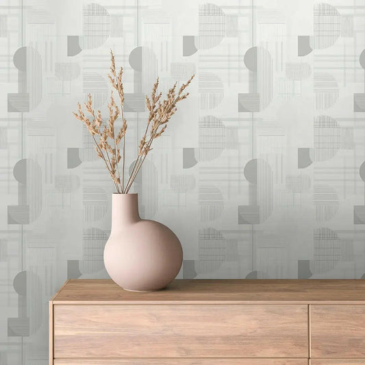 Metropolitan Grid Geometric - WallCreatives