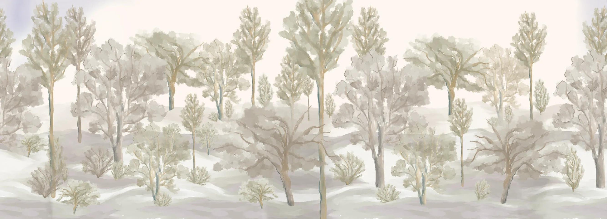 Foggy forest (light) Wallpaper Vladila