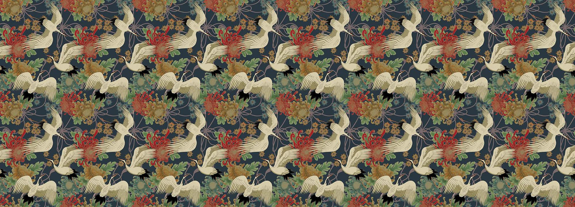 Uchikake (blue) Wallpaper Vladila