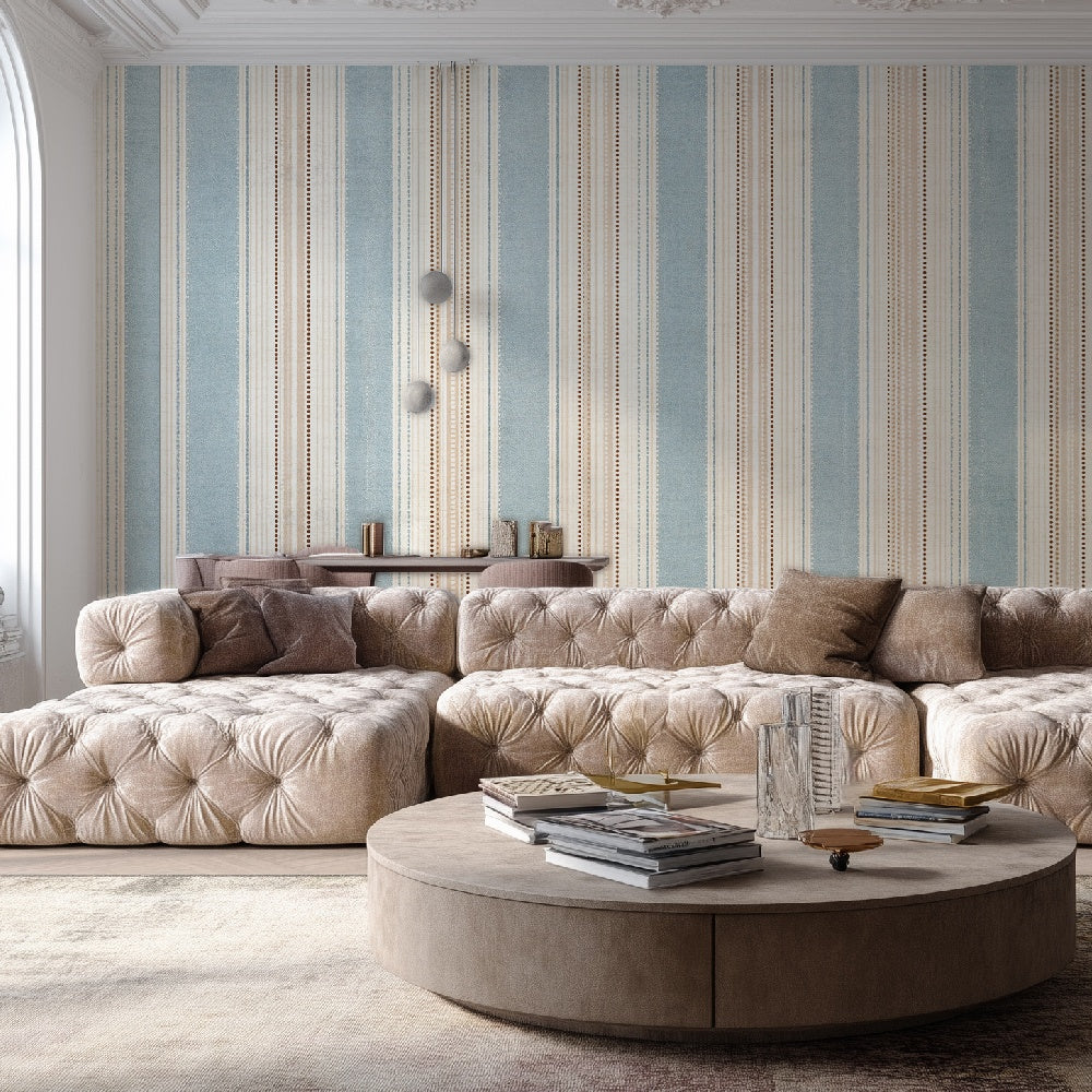 Oxford stripes carpet Sky Vladila