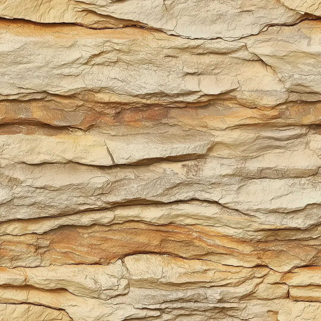 Golden Canyon Layered Stone - WallCreatives