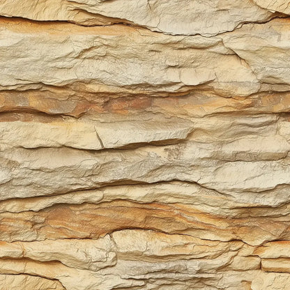 Golden Canyon Layered Stone - WallCreatives