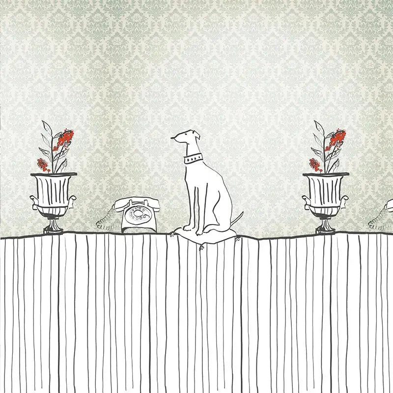 Sur la Table Mint Wallpaper Vladila