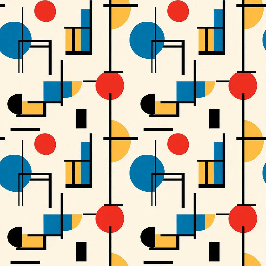 Bauhaus Composition - WallCreatives