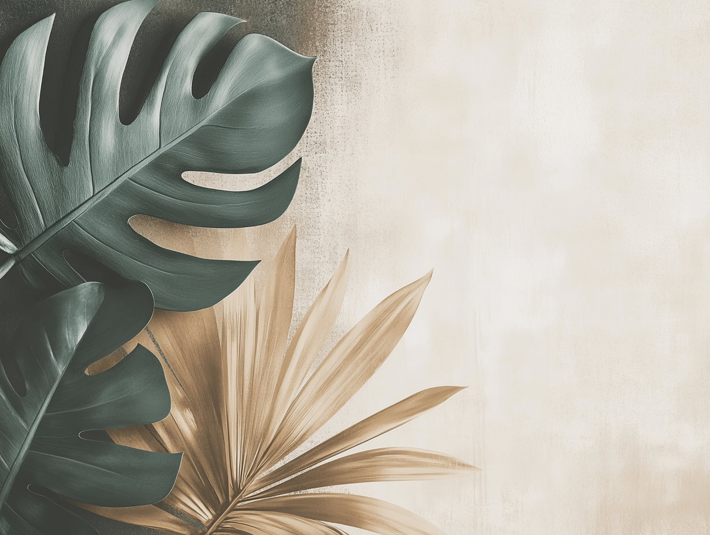 verdant gold embrace mural