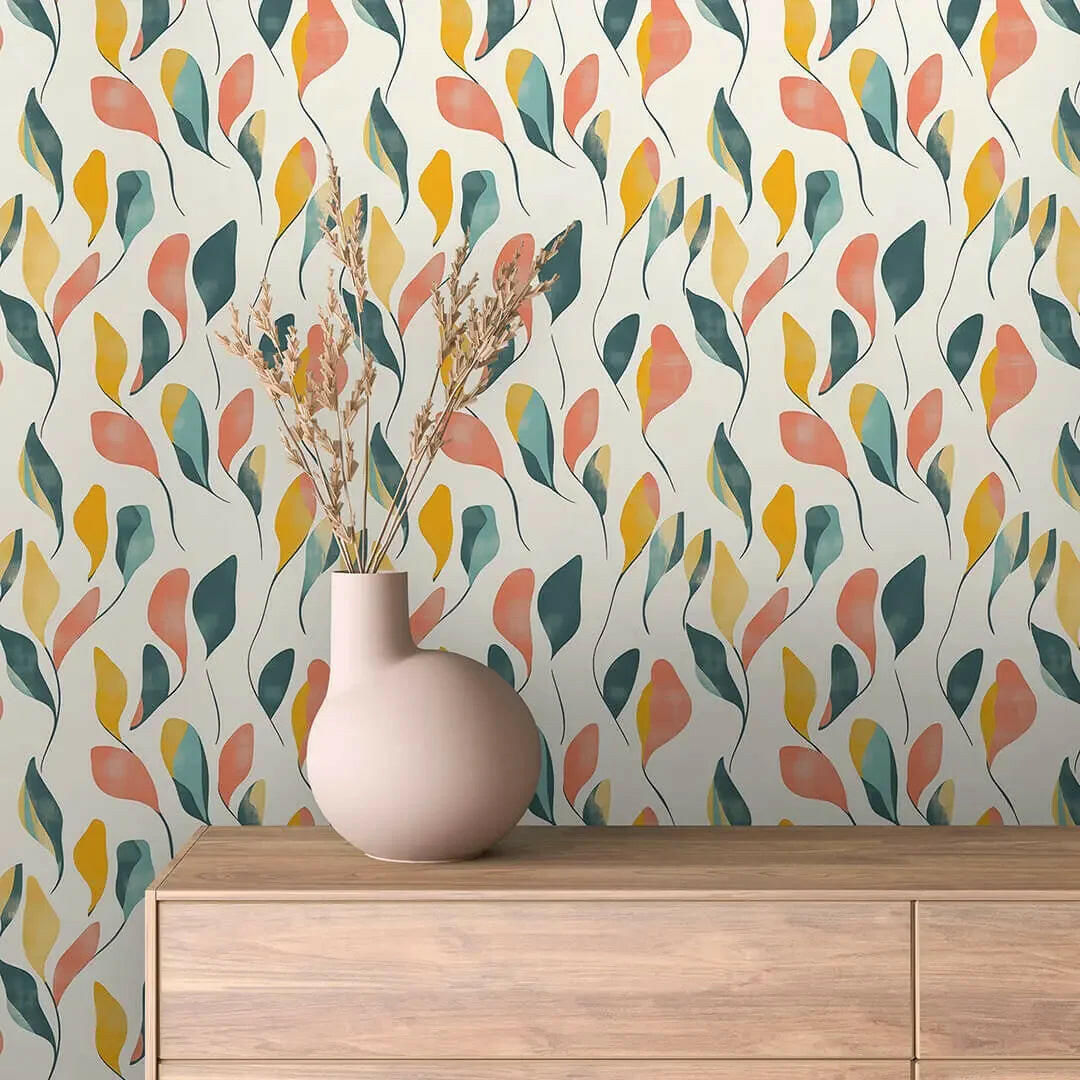 Abstract Garden Melody Wallpaper - WallCreatives
