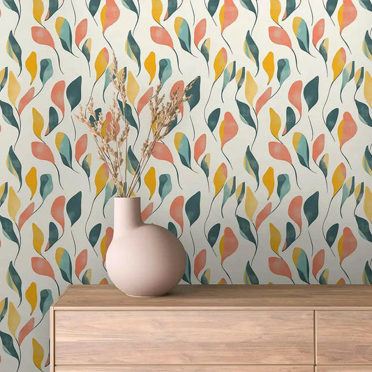 Abstract Garden Melody Wallpaper - WallCreatives