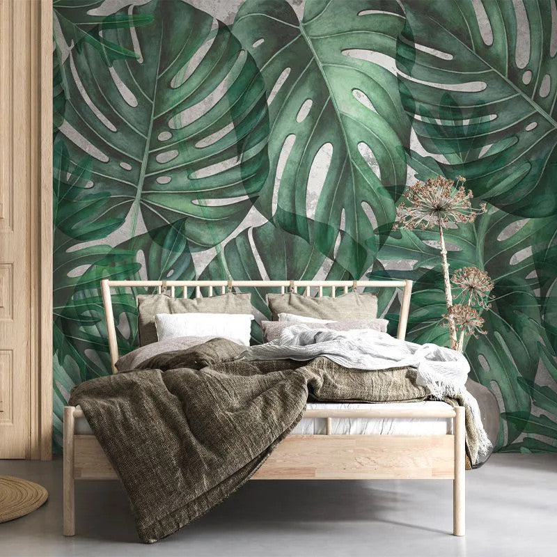Green Philodendron Wallpaper Vladila