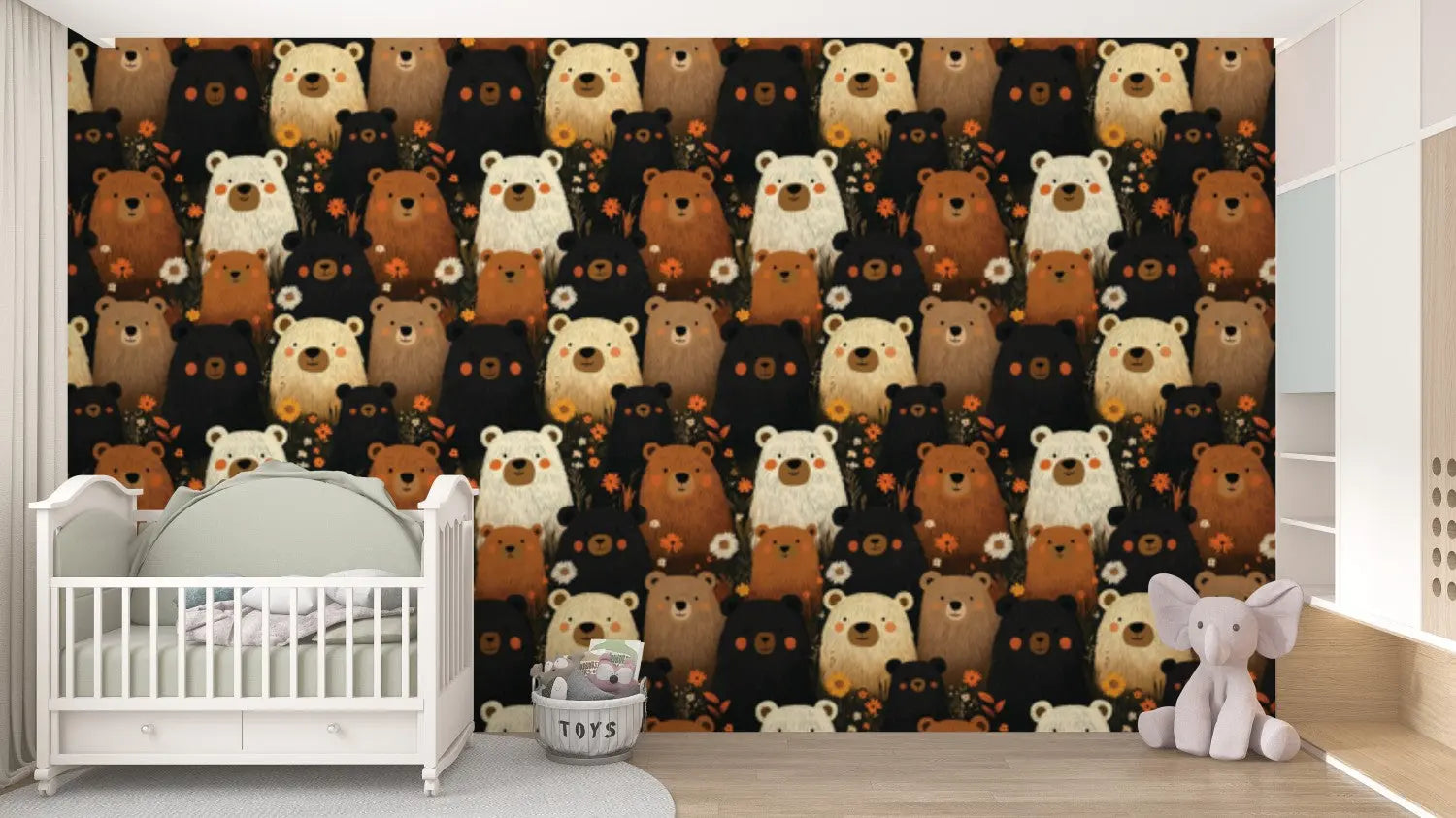 Woodland Bear Jamboree WallCreatives