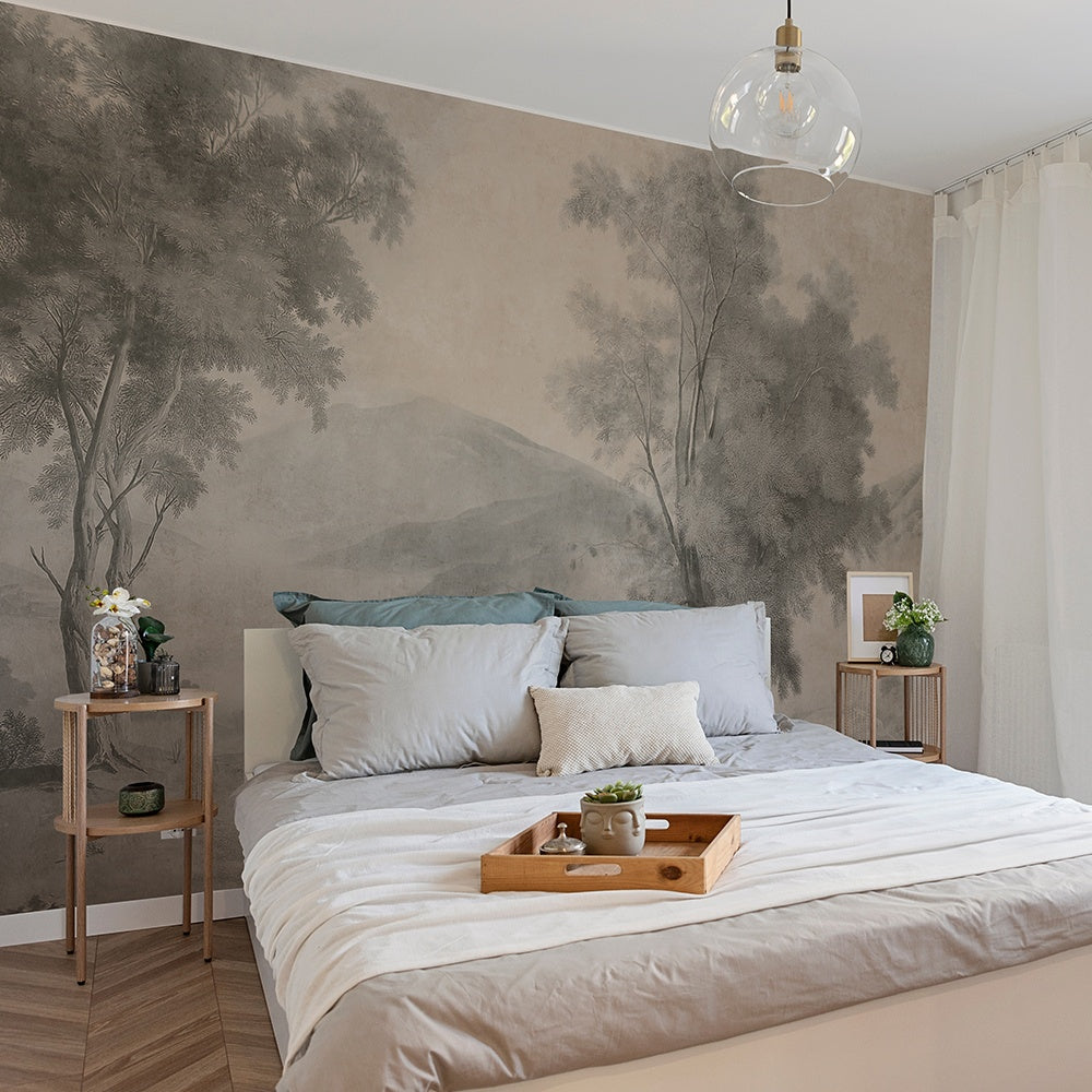 Tapet Solitary Tree cream WallCreatives