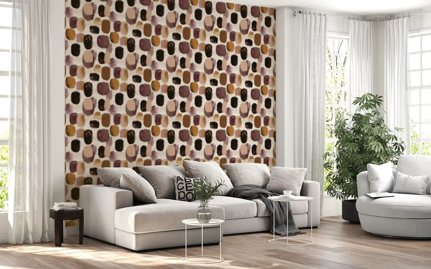 Terra Forma Abstract Mural WallCreatives