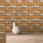 Vintage Warehouse Exposed Brick - WallCreatives