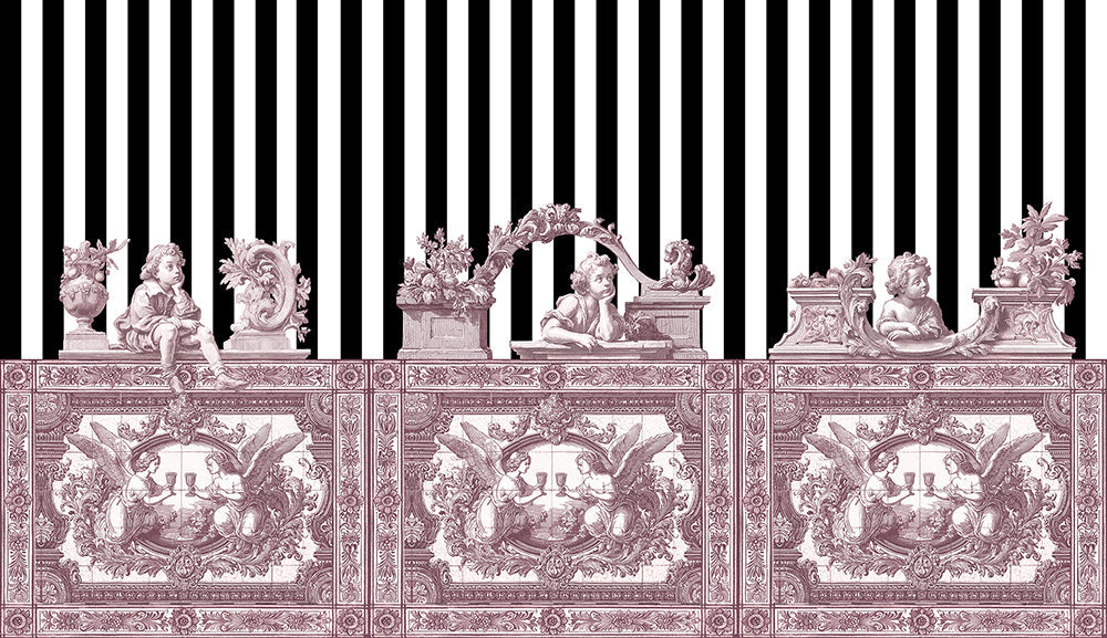 Tapet Opulent Friezes rose WallCreatives