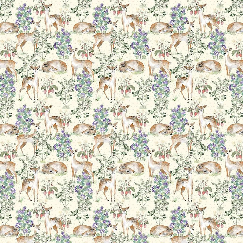 Anca's Fawn In Yellow Wallpaper Vladila