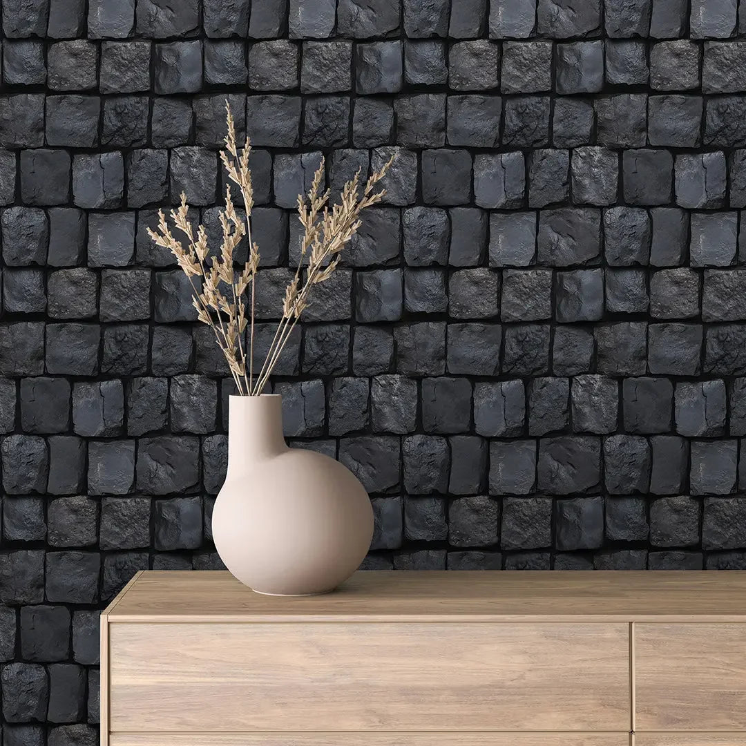 Shadowed Quarry Stone Wall - WallCreatives