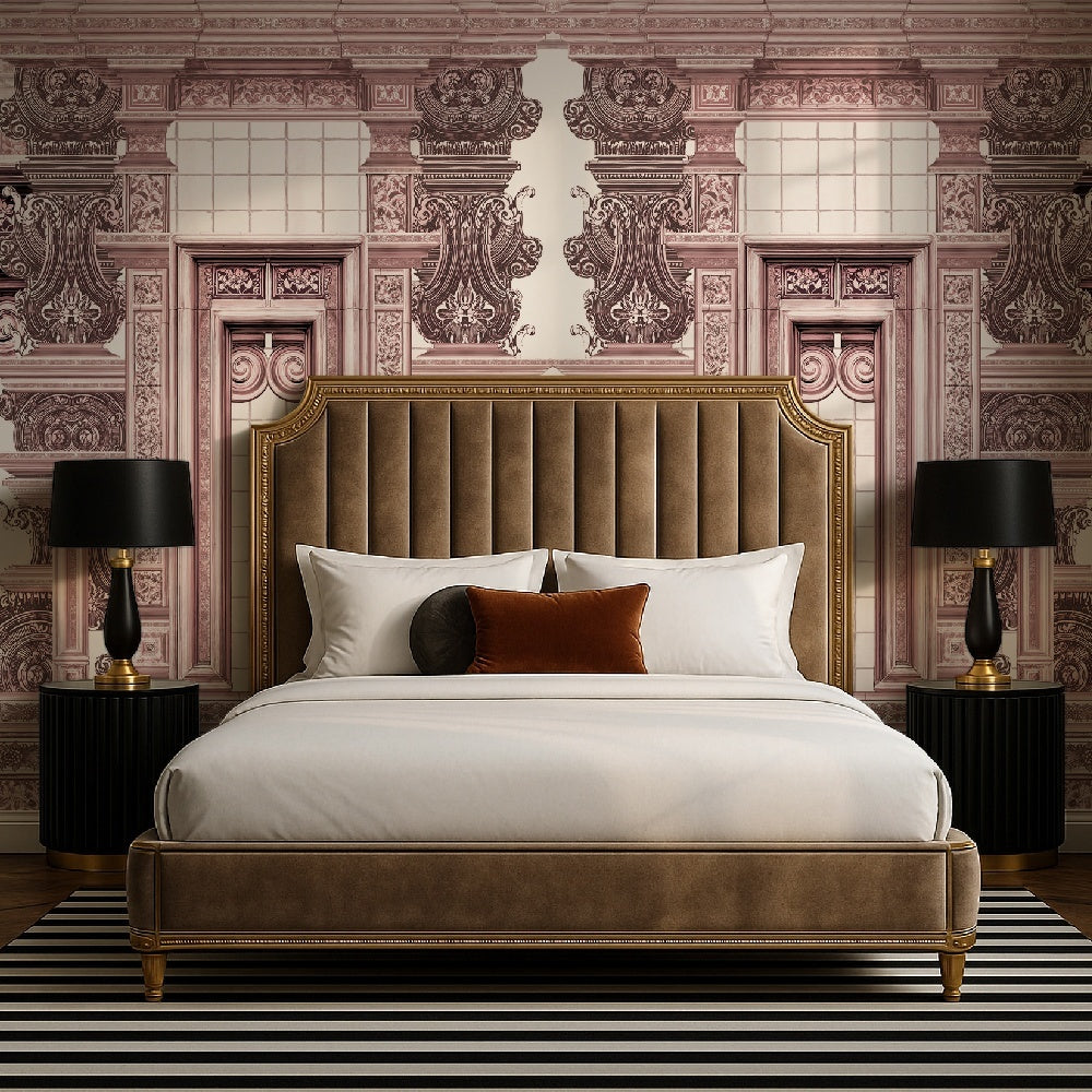 Tapet Ornamental Cathedral rose WallCreatives