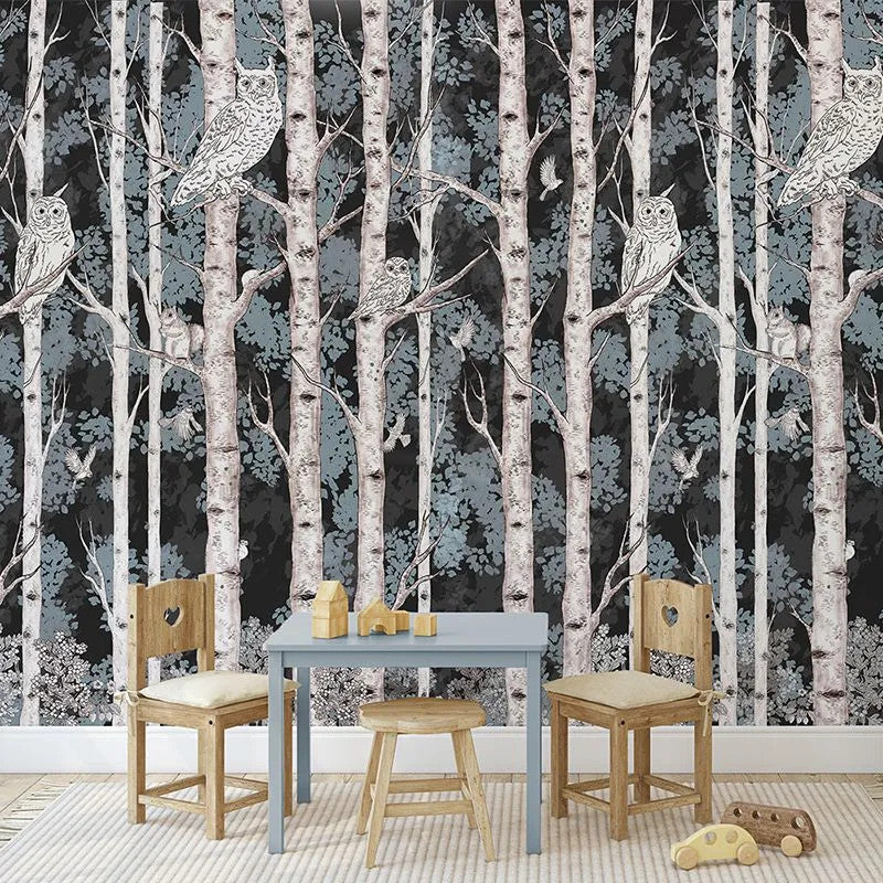 Sarah's Guardians-Night Time In Blue Wallpaper Vladila