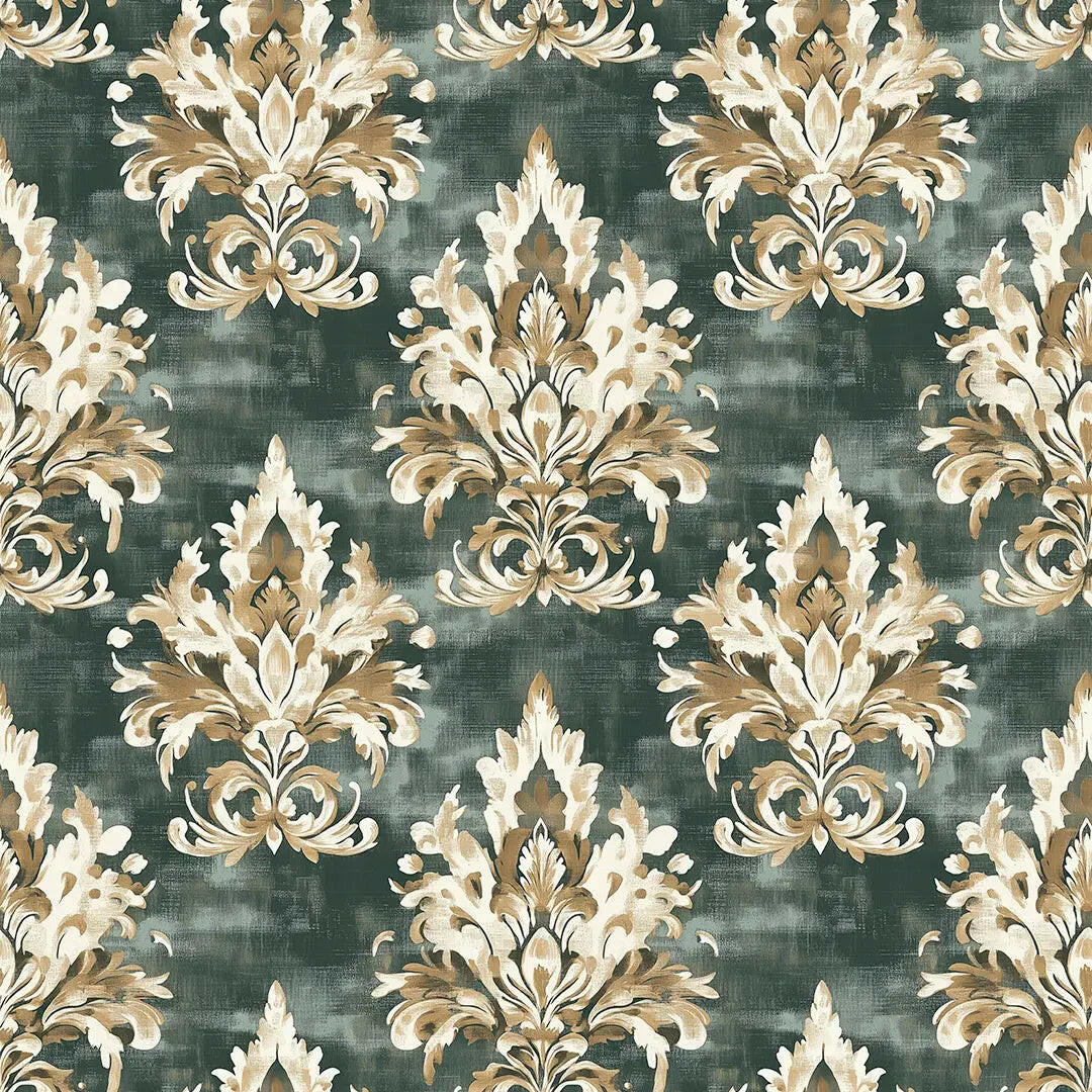 sovereign sage damask - wallcreatives