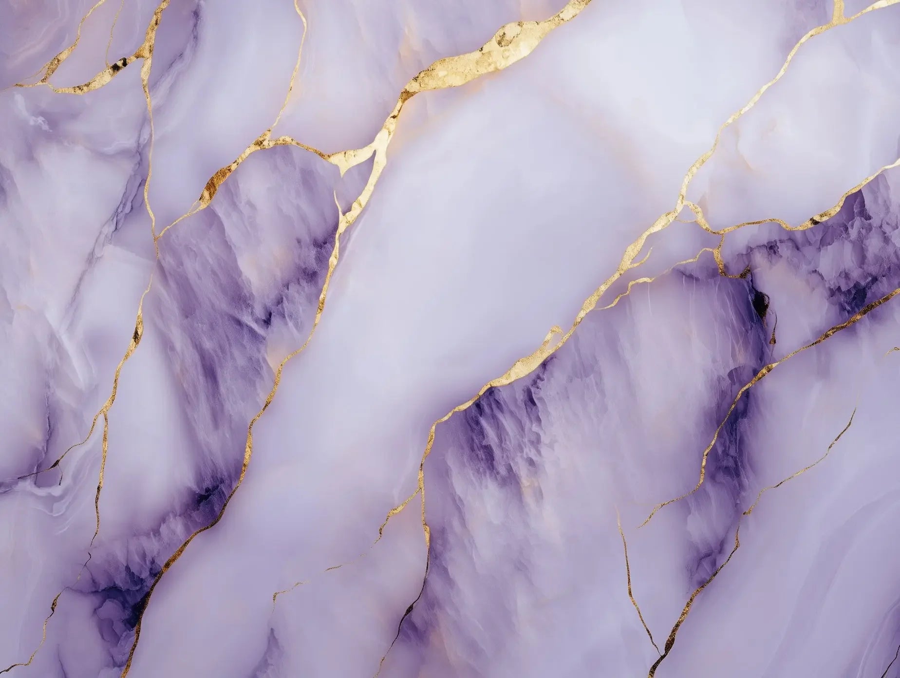 Gilded Amethyst Dreamscape - WallCreatives
