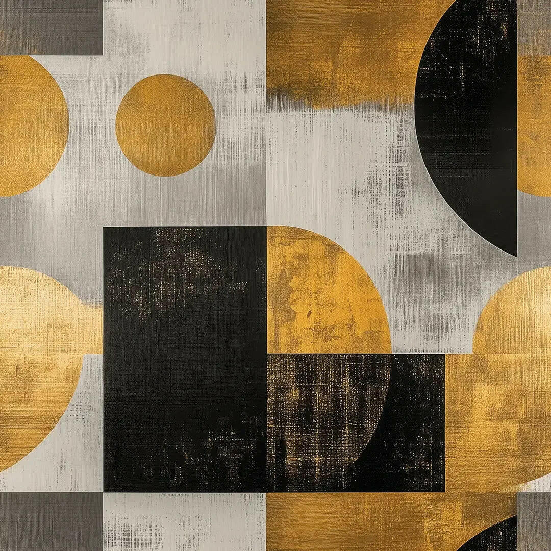 Metropolis Gold and Onyx - WallCreatives