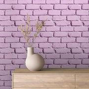 Blushing Lilac Brick - WallCreatives