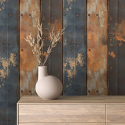 Urban Patina Steel Wall - WallCreatives