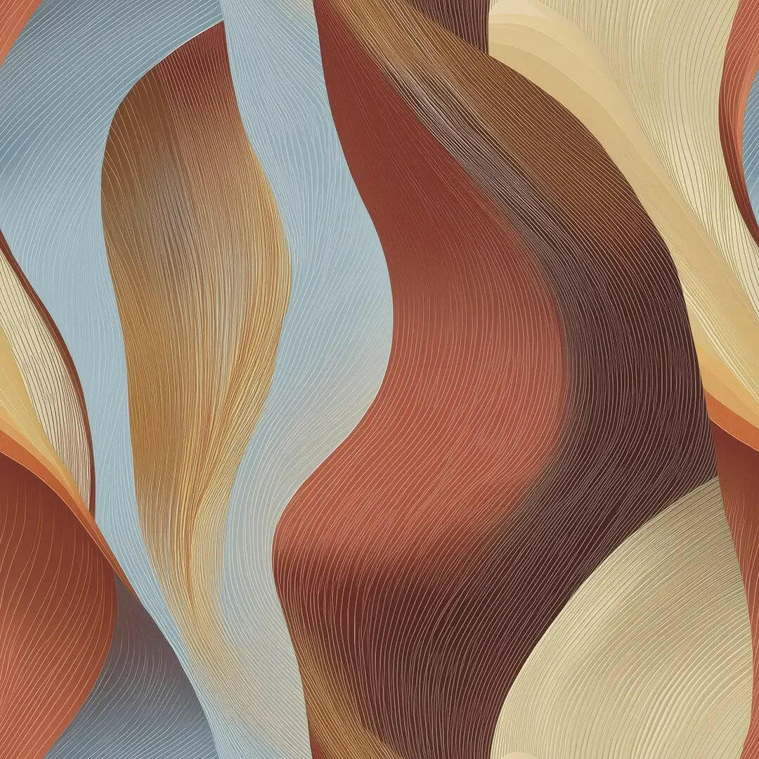 Canyon Serenity Abstract Wallpaper - WallCreatives