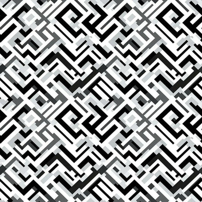 Urban Digital Labyrinth Maze - WallCreatives