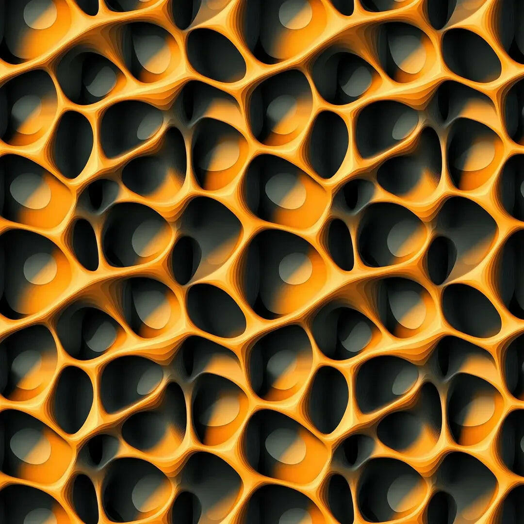 Molten Honeycomb Lattice - WallCreatives
