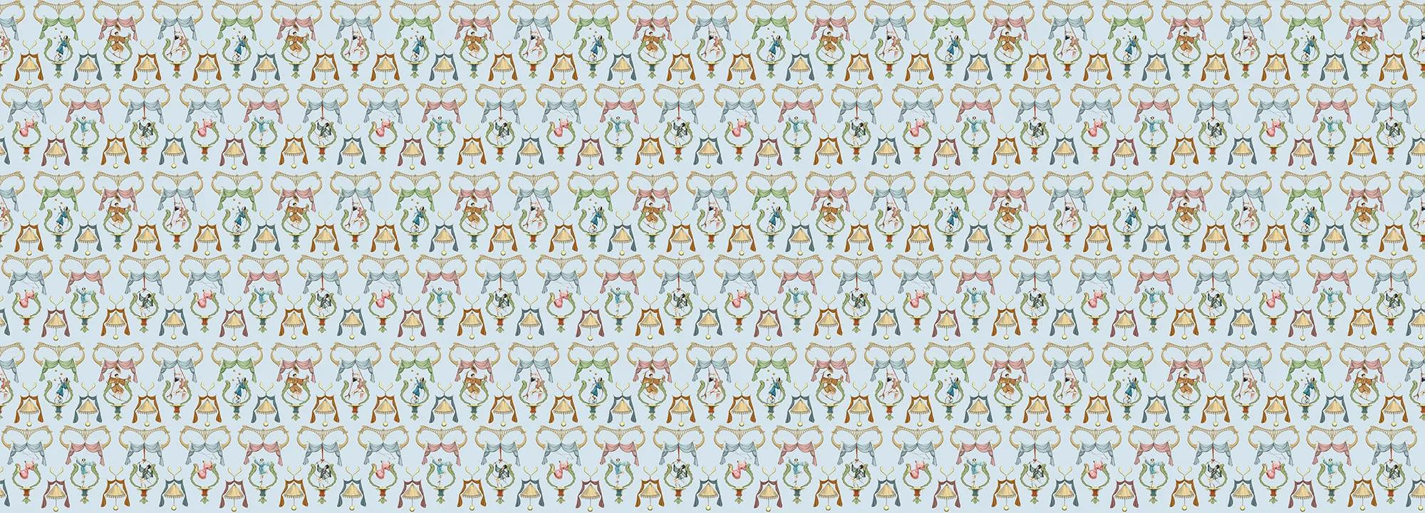 Pagliacci (light blue) Wallpaper Vladila