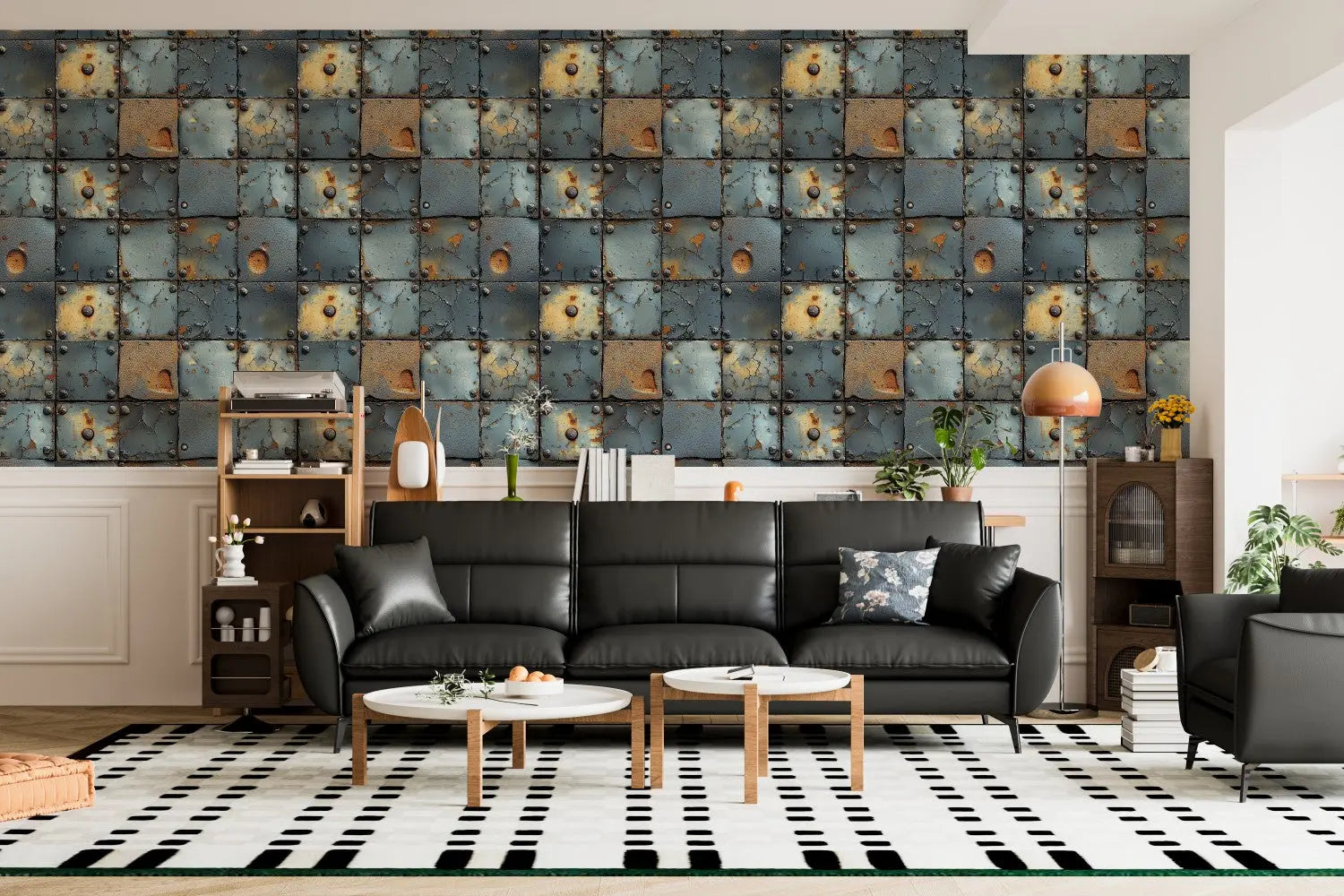 Urban Forge Riveted Panels WallCreatives