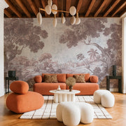 Tapet Verdant Fortress rose WallCreatives