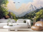 Alpine Meadow Sanctuary Mural - WallCreatives