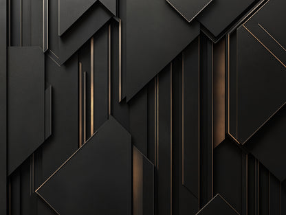 Noir Deco Facets