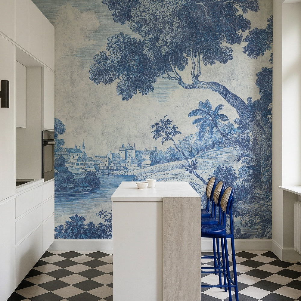 Tapet Verdant Fortress WallCreatives