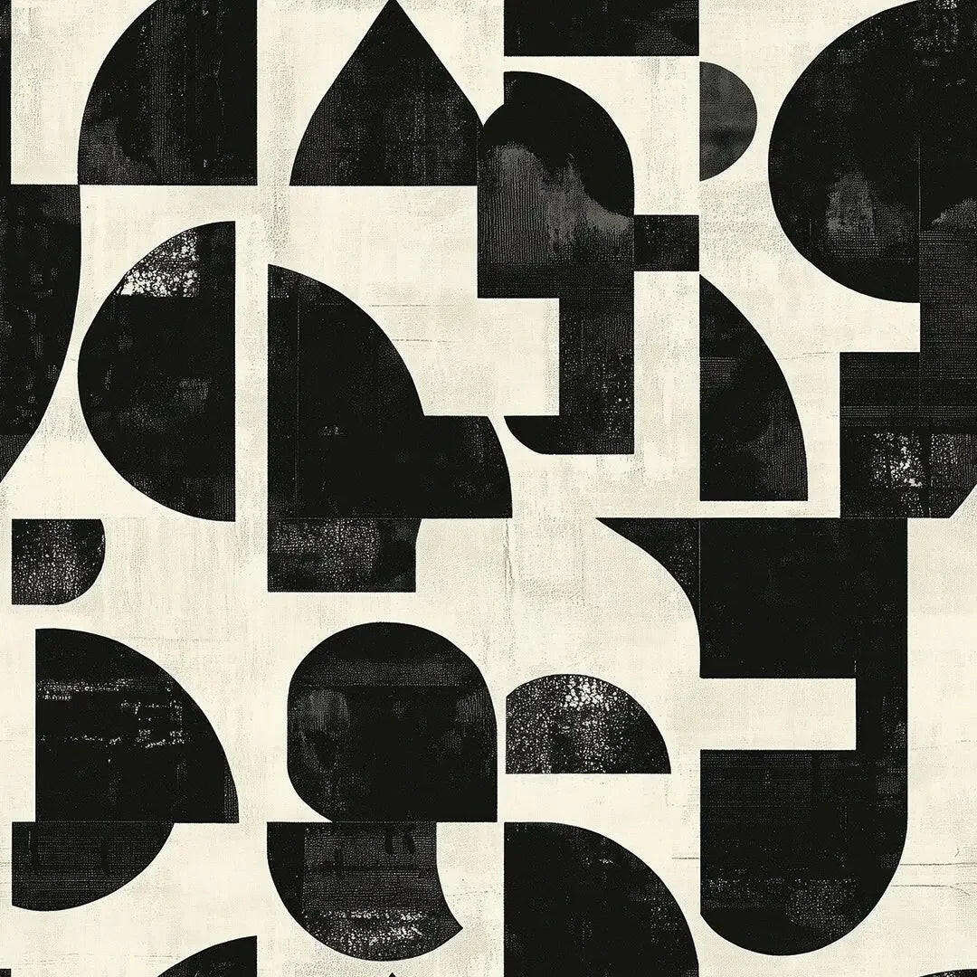 Modernist Block Print - WallCreatives