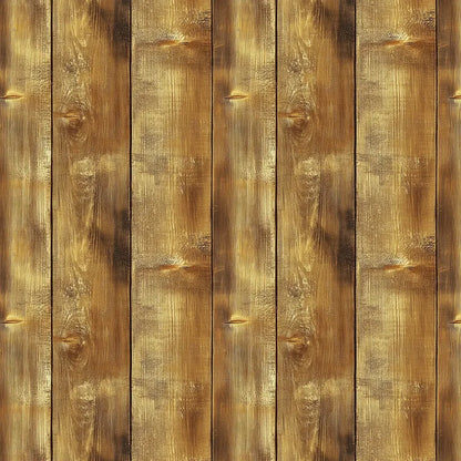 Golden Barnwood Plank Wallpaper - WallCreatives