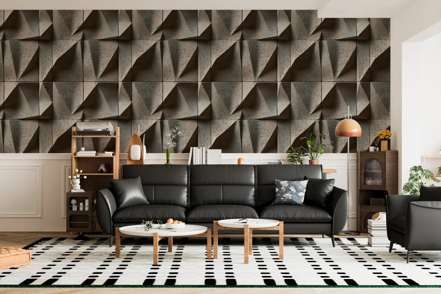 Quarry Fold Geometric WallCreatives
