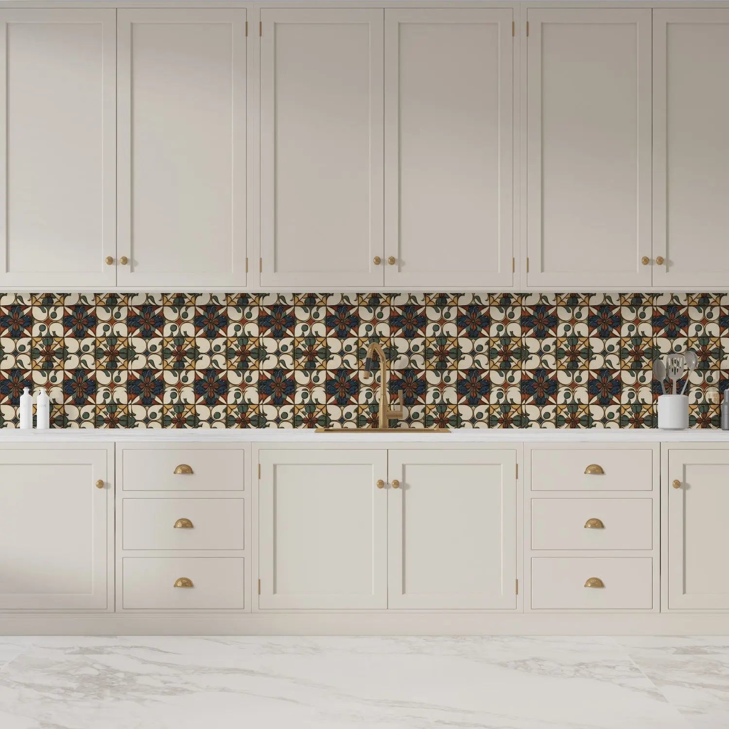 Andalusian Garden Mosaic Wallpaper WallCreatives