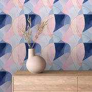 Gilded Pastel Serenity - WallCreatives