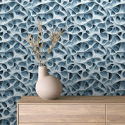 Arctic Strata Sculptural Wallpaper - WallCreatives