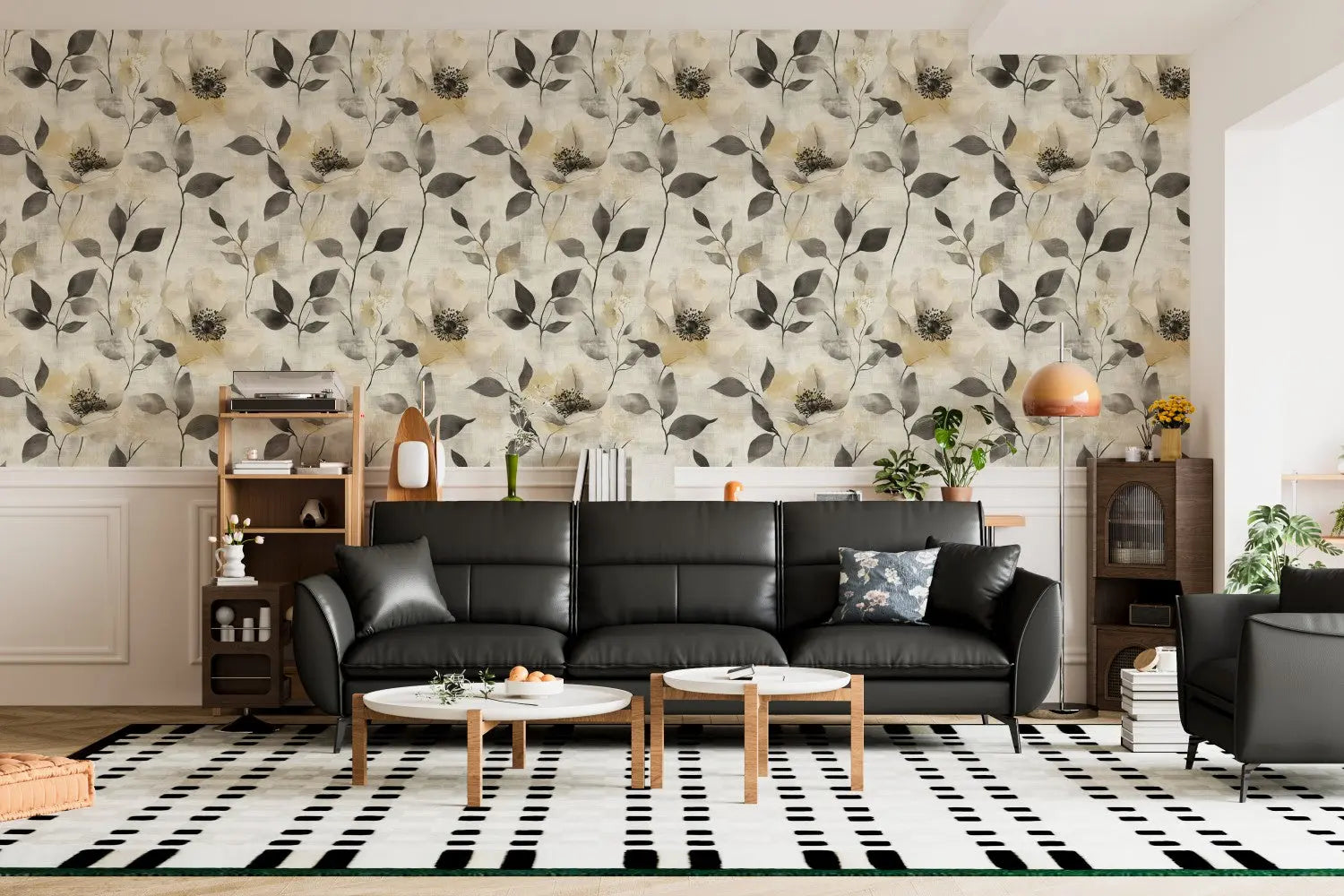 Whispering Anemone Garden WallCreatives